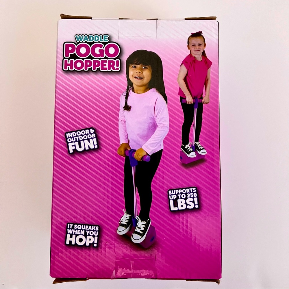 Waddle Jump and Squeak Pogo Hopper Pink Holds up to 250lbs. NEW!! - Picture 3 of 3